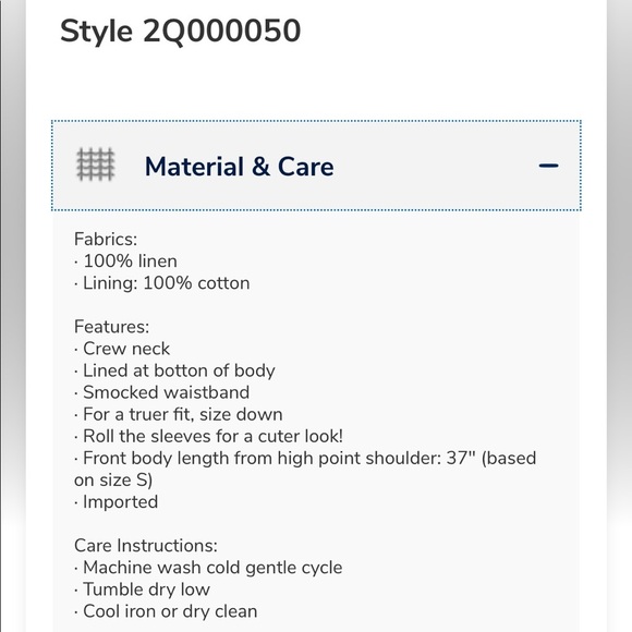 Like New! Vineyard Vines Poplin Smocked Waist Shirt Dress with Stripe Pattern - Picture 9 of 10